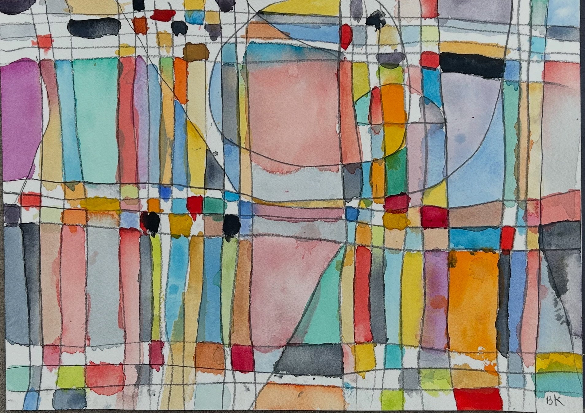 "Cardiff 3" -- 10" x 14"