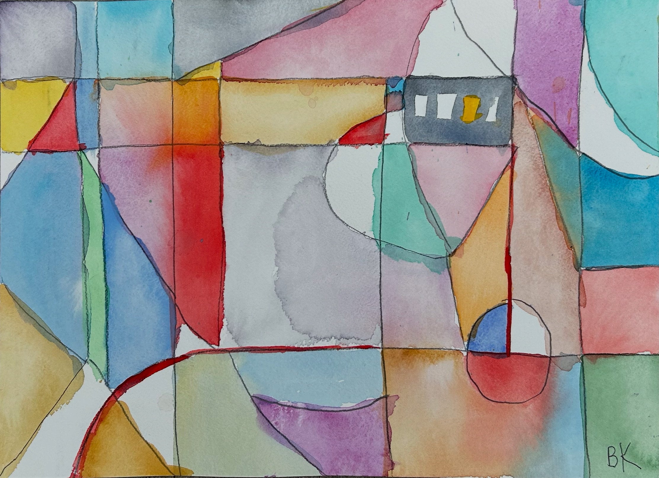 "Cardiff 2" -- 10" x 14"