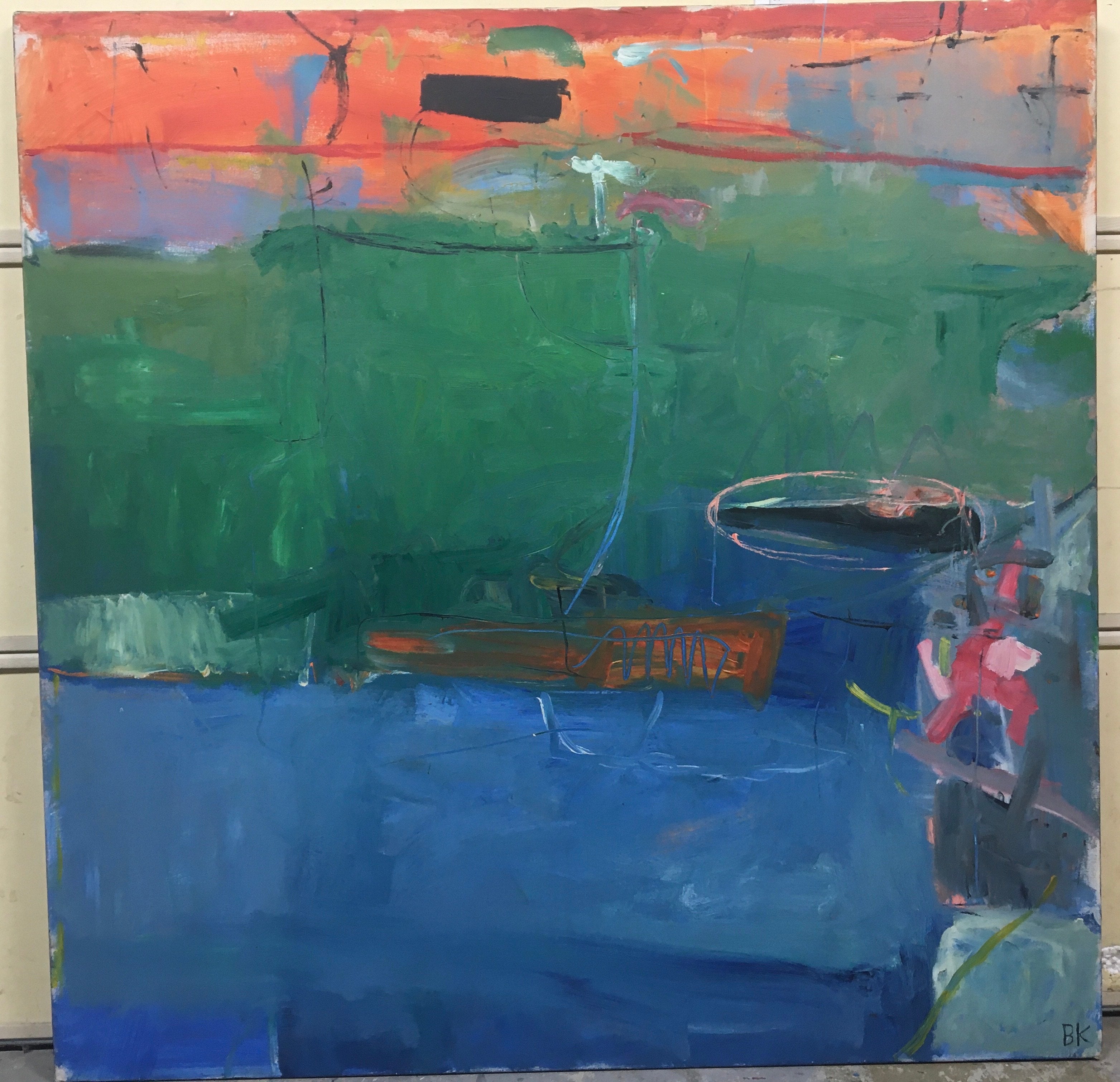 "Fiesta" -- 54" x 54"