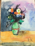 "Vase with Flowers"  -- 15" x 11"