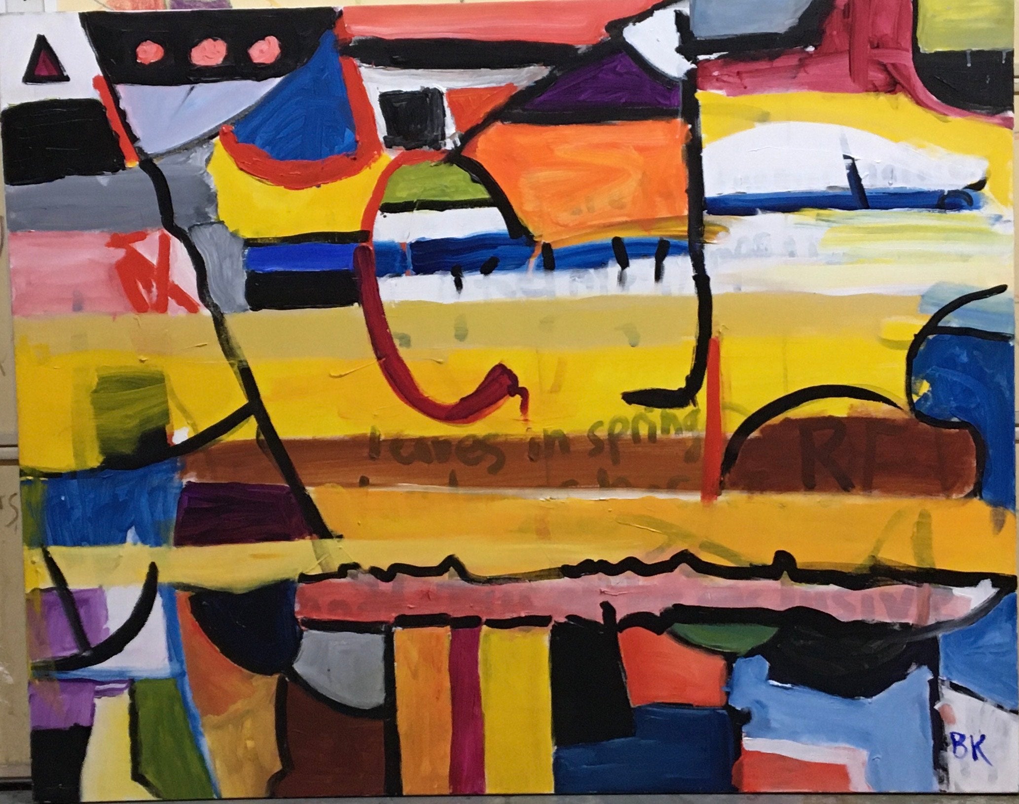 "Surface Depth" -- 48" x 60"