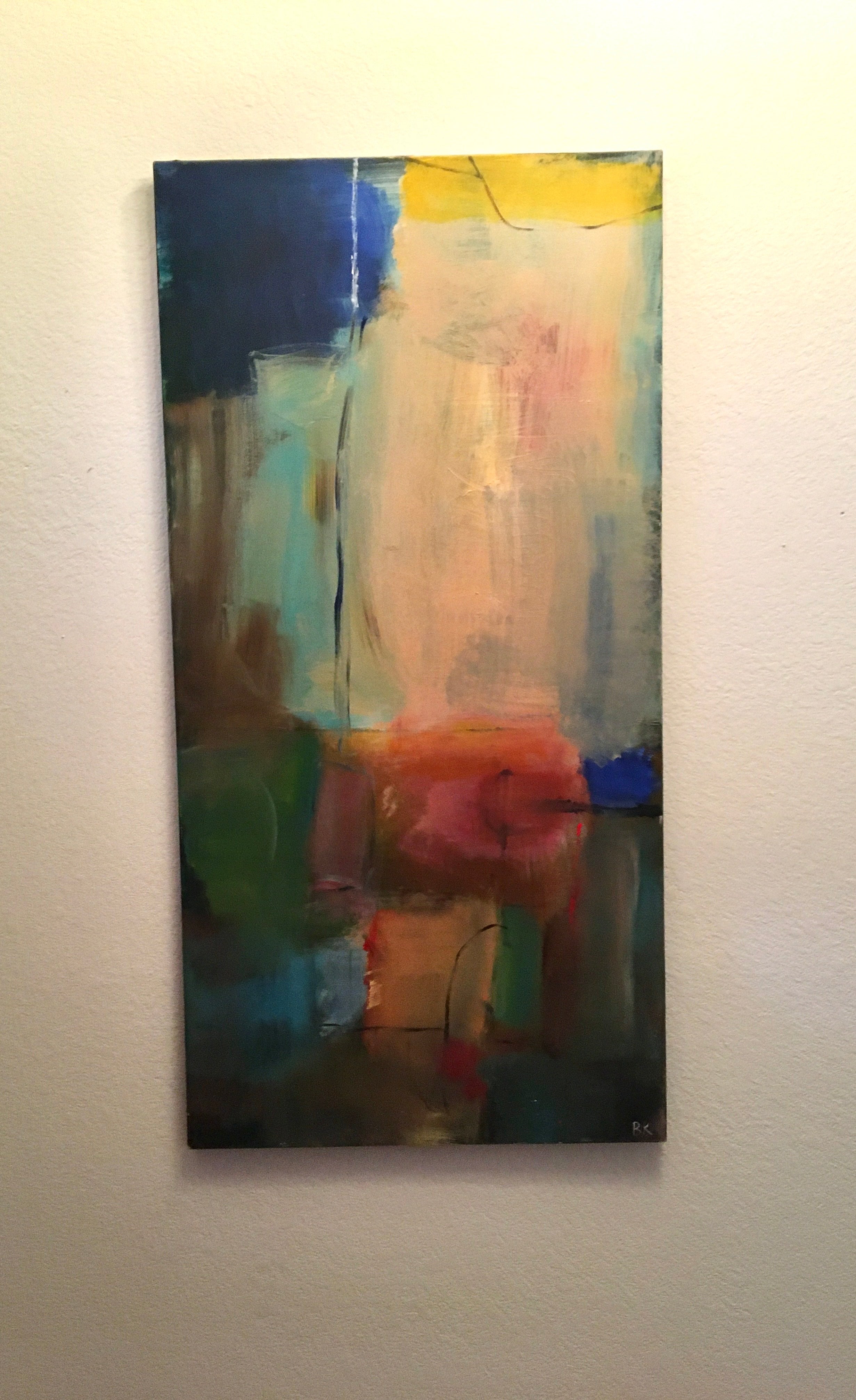 "Cardiff"  -- 48" x 24"