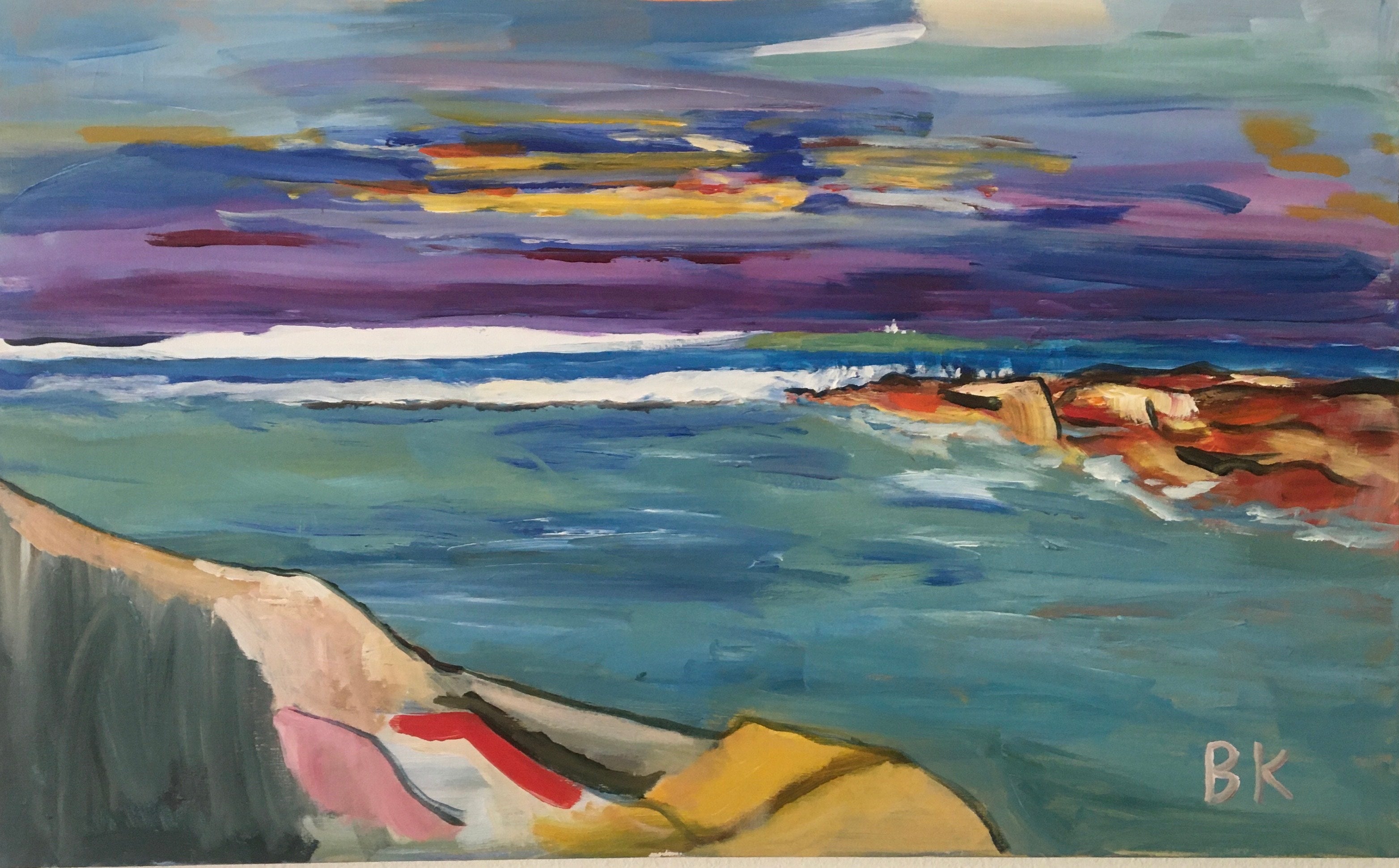 "Seascape"  -- 30" x 48"