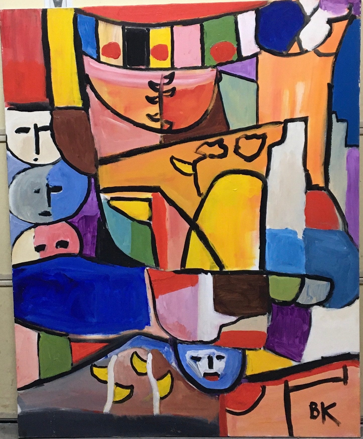 Garden Event" -- 48" x 60"